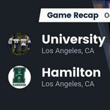 University has no trouble against North Hollywood