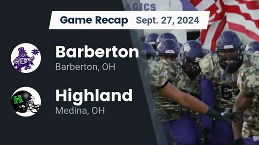 Football Recap: Barberton Takes a Loss