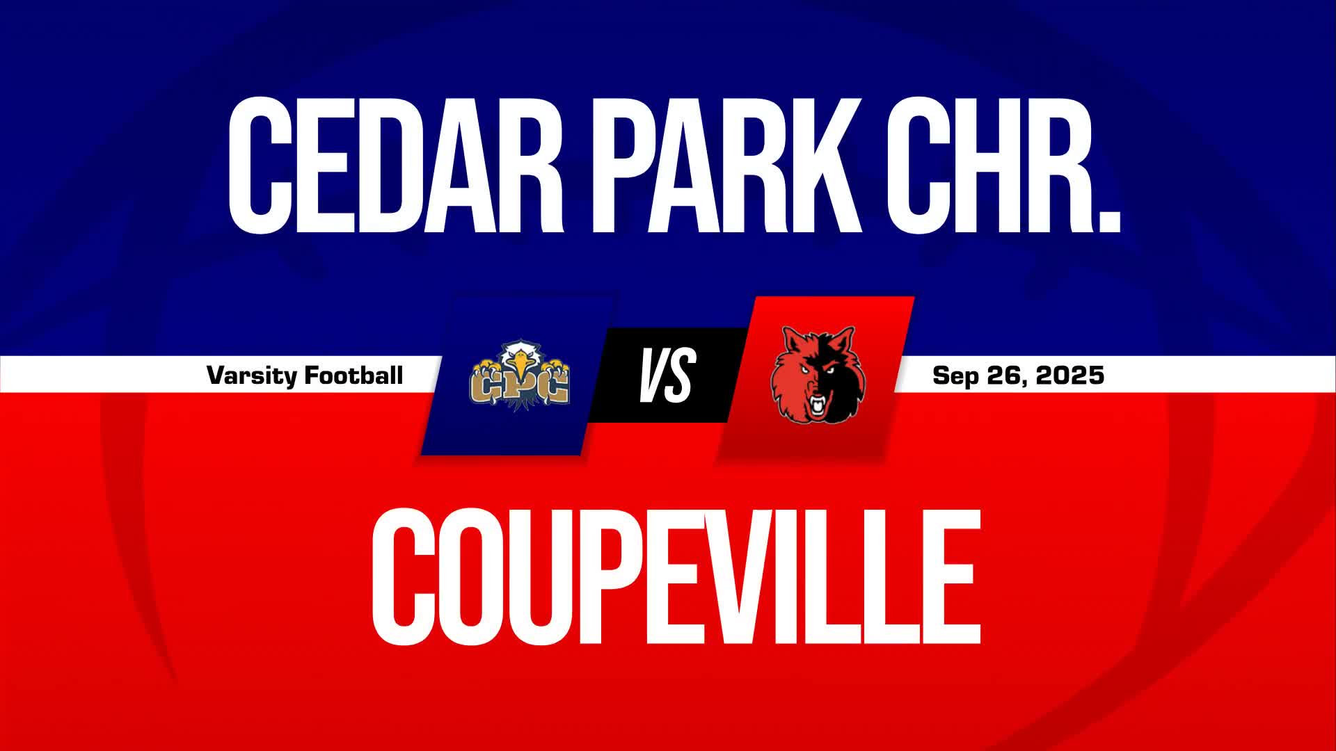 Football Game Preview: Cedar Park Christian Eagles vs. Sultan Tu