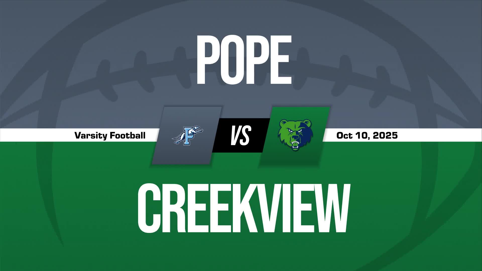 Football Game Preview: Pope Greyhounds vs. Sequoyah Chiefs + How To Watch
