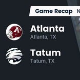 Football Game Recap: Tatum Eagles vs. Atlanta Rabbits