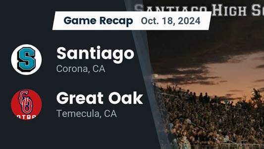 Football Recap: Great Oak Takes a Loss