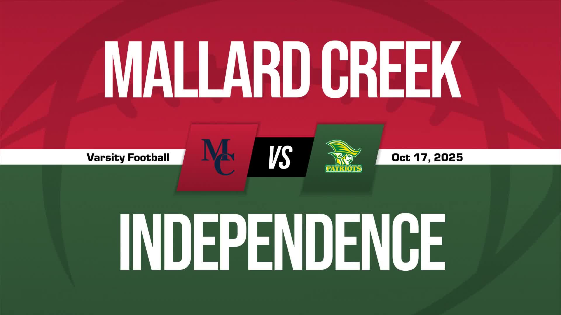 Football Recap: Mallard Creek Takes a Loss + How To Watch