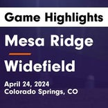 Soccer Game Recap: Widefield vs. Mesa Ridge