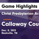 Christ Presbyterian Academy vs. McCallie