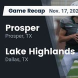 Lake Highlands vs. Prosper