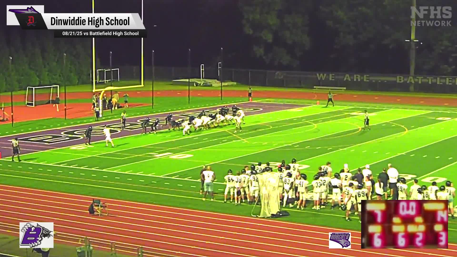 Football Recap: Dinwiddie Skates Past Petersburg with Ease