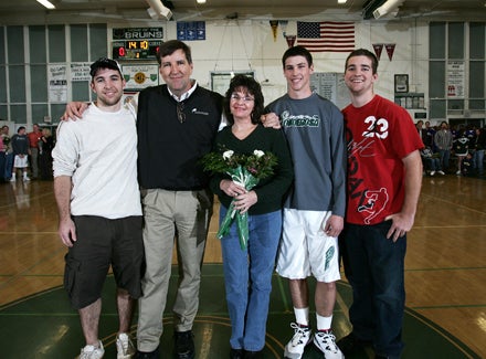 Andy Beal with wife Kim and sons Ryan, Rhett and Russell.