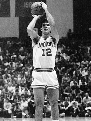 After starring at New Castle, Steve Alford went on to
play for Indiana University.