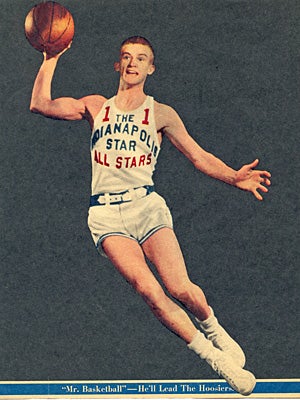 Bobby Plump made arguably the biggest shot in
high school basketball history.