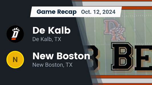 Football Game Preview: De Kalb Bears vs. Redwater Dragons