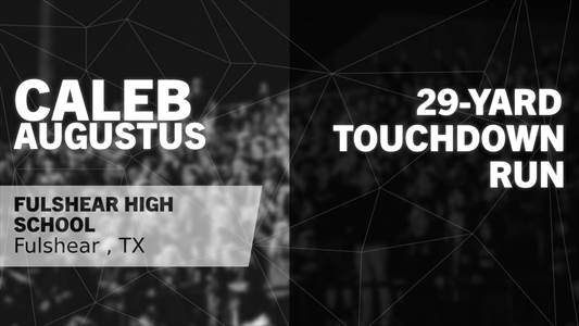 Caleb Augustus Game Report: vs Fort Bend Austin