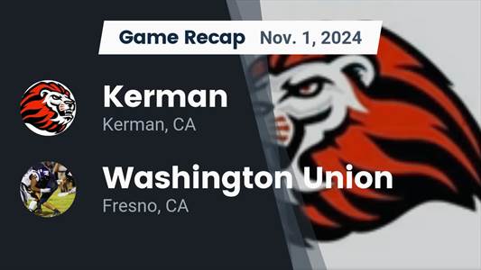 Football Recap: Kerman Piles Up the Points Against Washington Union