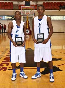 Estacado (Lubbock, Texas) seniors Kevin Wagner (left) and Clarence Willard.