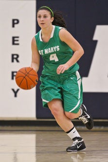 Known for her superb shooting,
Regina Camera has emerged as
the team's backbone. 