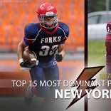 Top 15 most dominant New York high school football programs since 2006