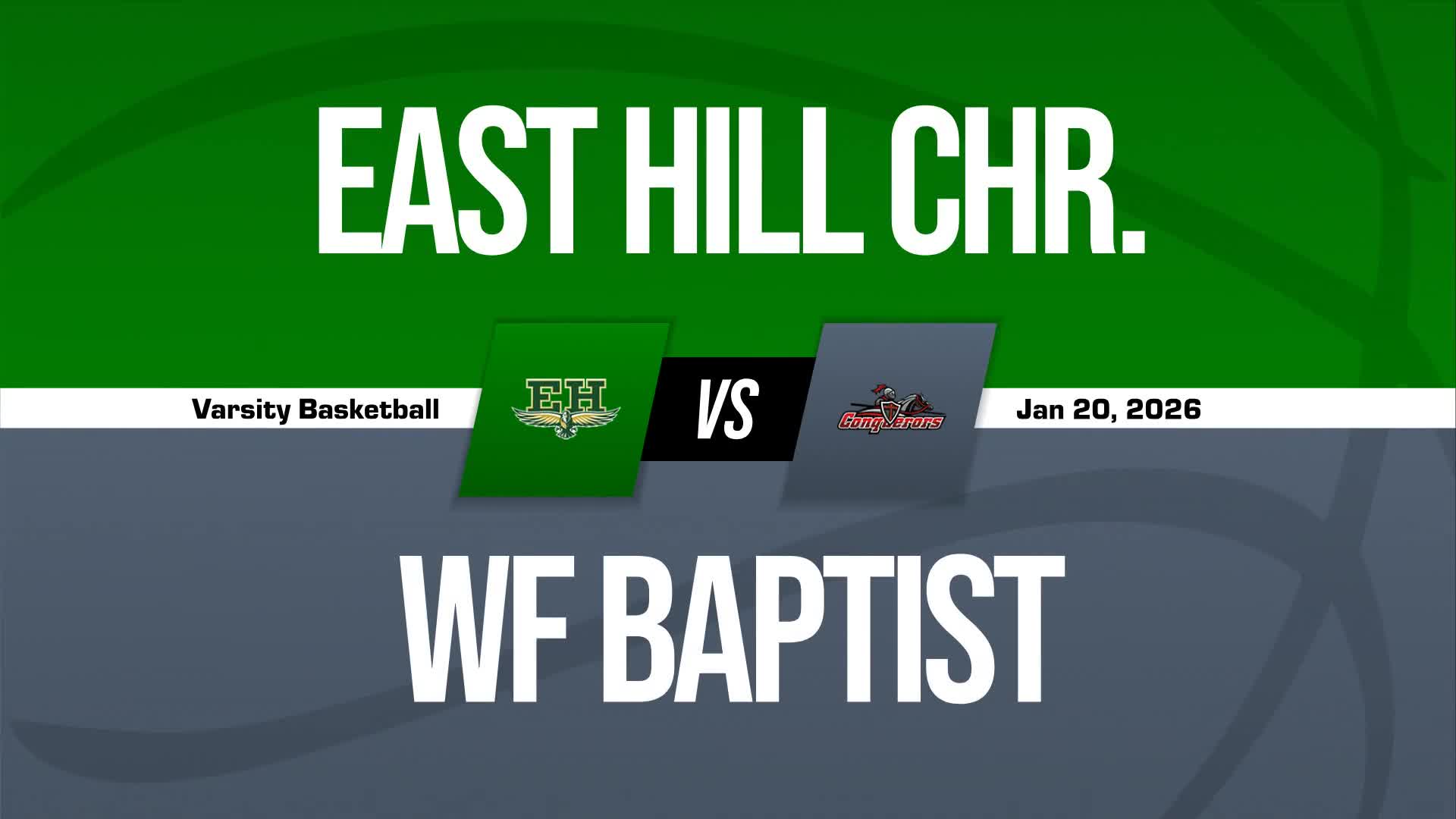 Basketball Recap: West Florida Baptist Academy Drops Season-High Score on East Hill Christian + How To Watch