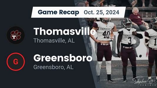 Football Recap: Dallas Bryant Leads Thomasville to Victory over 