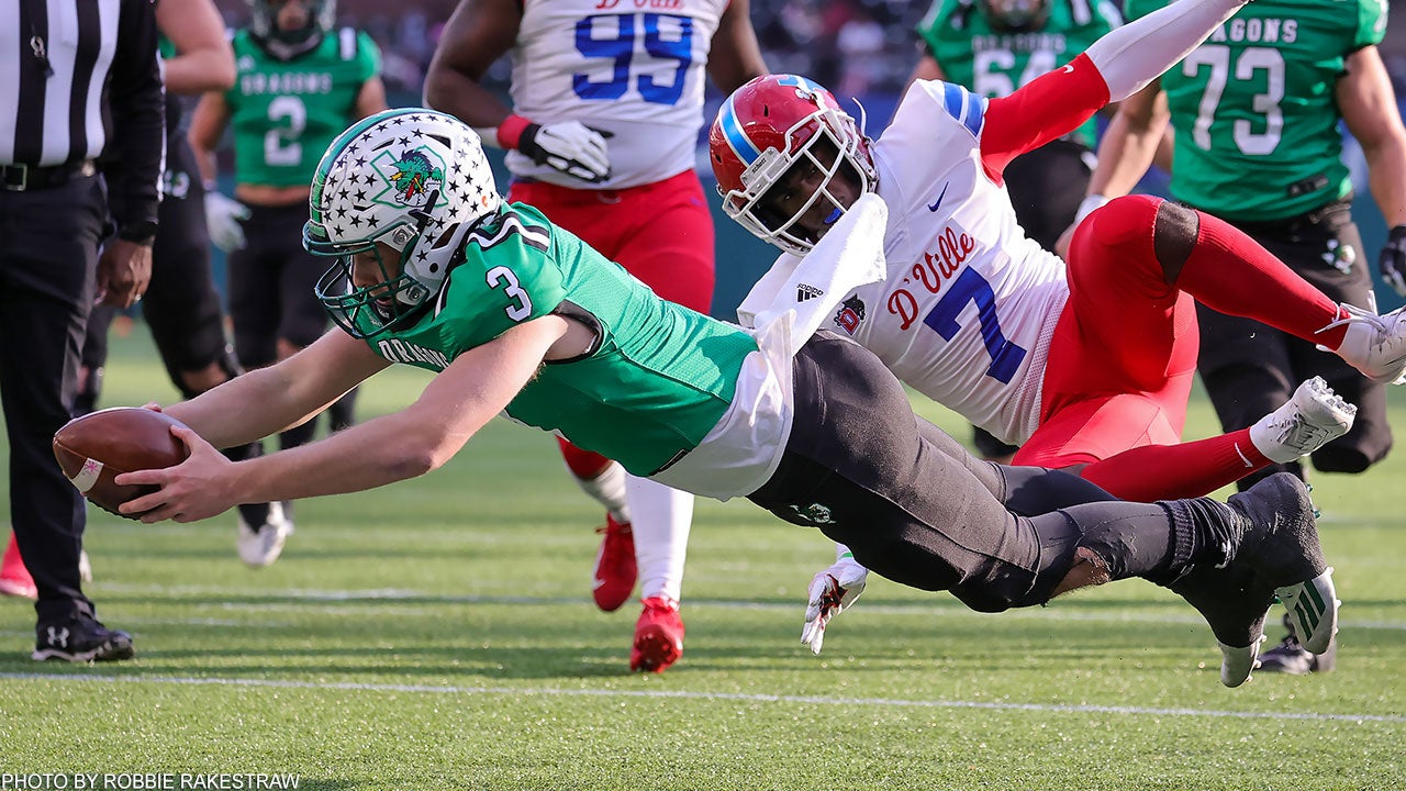 High school football: No. 21 Southlake Carroll shocks No. 5 Duncanville 34-27 in Texas 6A Division 1 semifinal