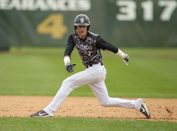 Santiago senior shortstop Brice Turang is now projected somewhere in between picks 5 and 25.