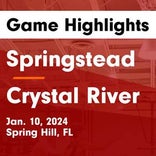 Basketball Recap: Crystal River comes up short despite  Ej Jenkins' strong performance