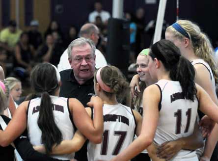 Assumption is one of the three Louisville, Ky. schools that have developed into volleyball powerhouses. Coach Ron Kordes has been there 23 years and has seen the area blossom as a national powerhouse.