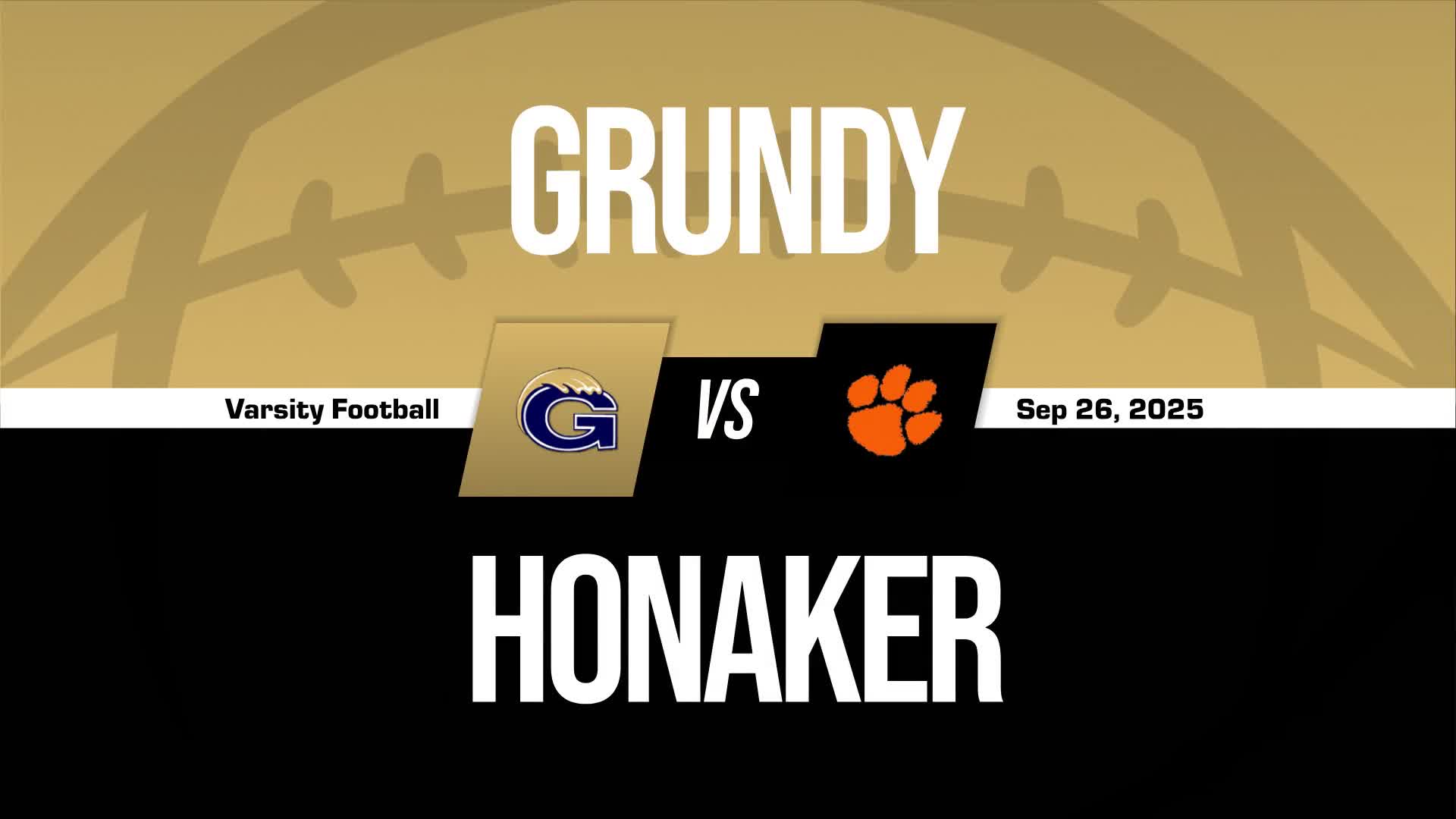 Football Recap: Honaker Piles Up the Points Against Grundy