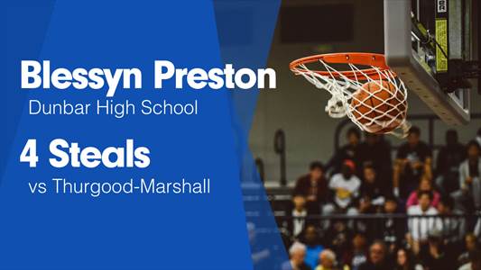 Blessyn Preston Game Report: @ Ponitz Career Tech