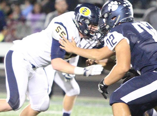 Solon senior Nate Leskovec had 89 tackles and 34 tackles-for-loss lastseason. He holds 13 offers. 