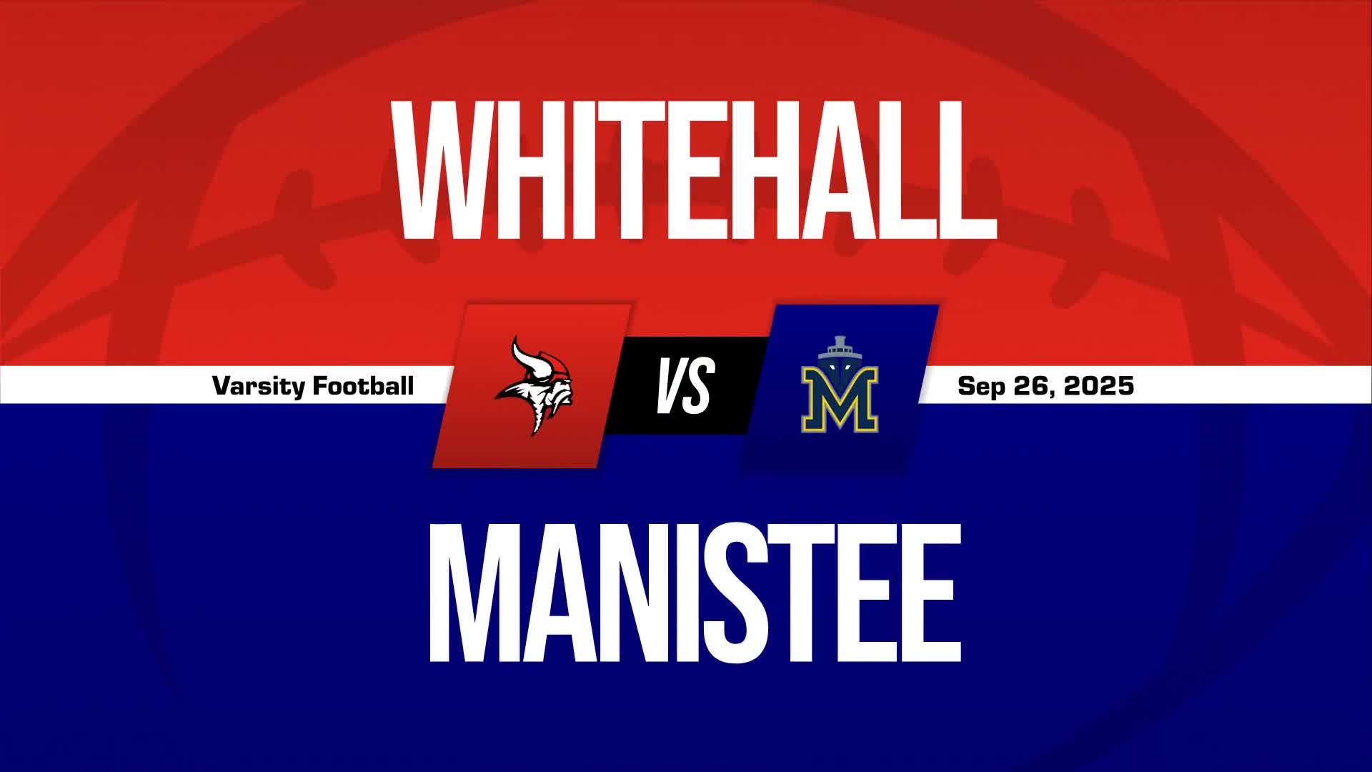 Football Recap: Manistee Takes a Loss