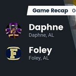 Football Game Recap: Foley Lions vs. Daphne Trojans