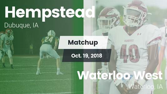 Football Game Recap: Waterloo West vs. Hempstead