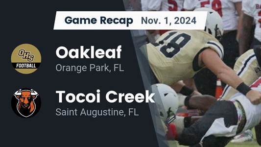Football Recap: Oakleaf Skates Past Tocoi Creek with Ease