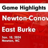 East Burke extends home winning streak to 16