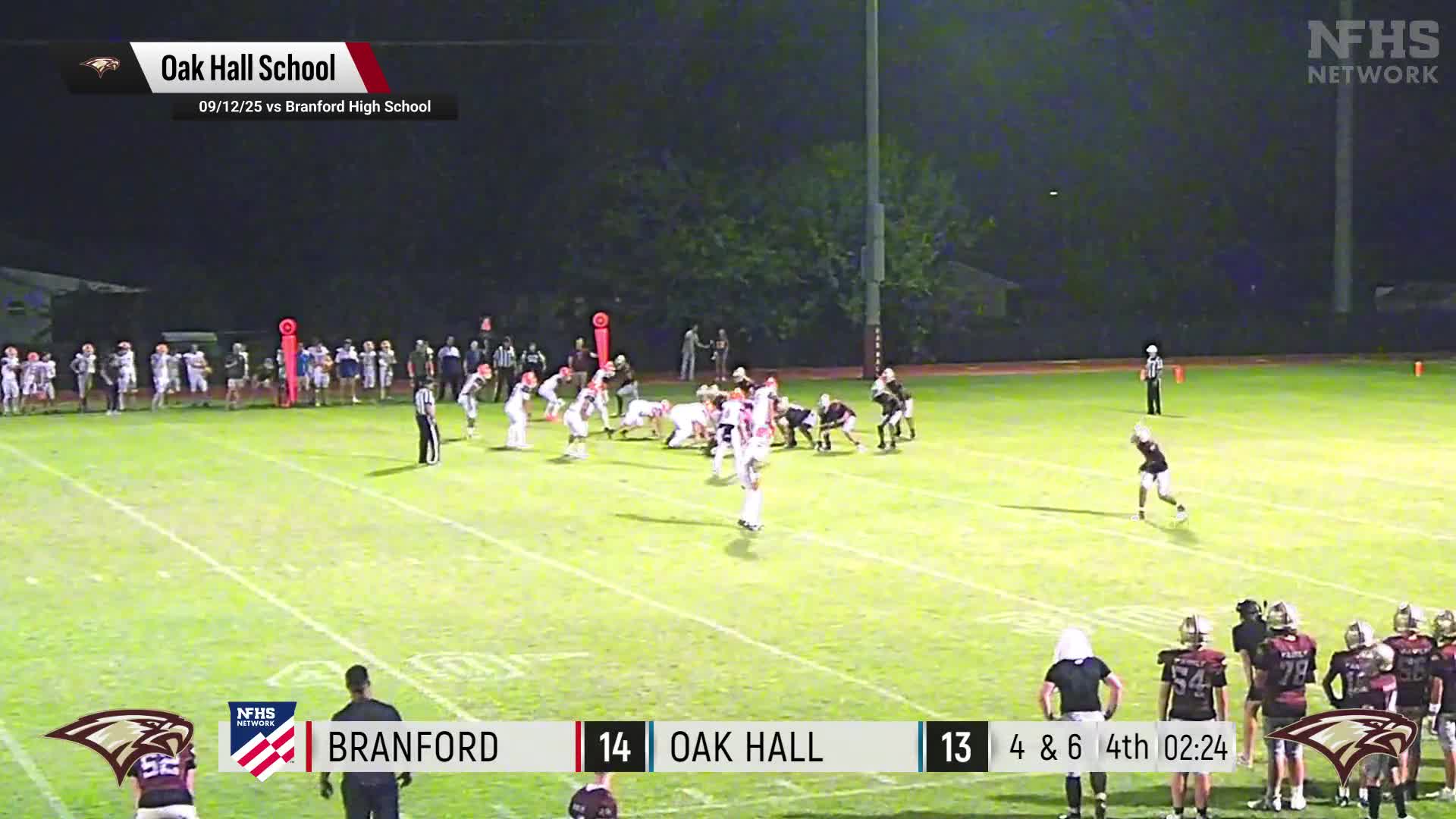 Football Recap: Oak Hall Comes Up Short