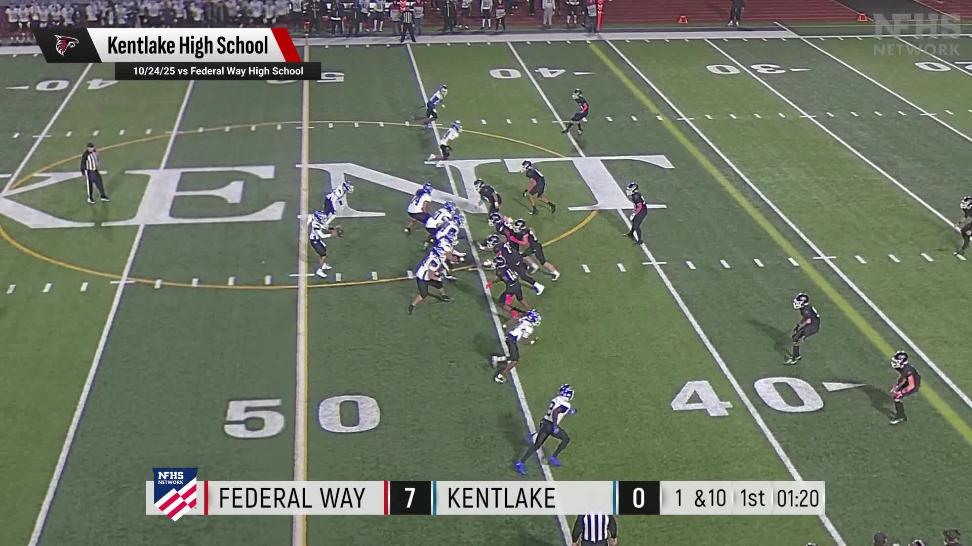 Football Recap: Kent-Meridian Piles Up the Points Against Kentlake + How To Watch