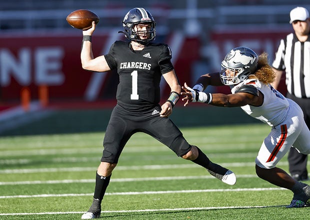 Isaac Wilson passed for over 4,500 yards while running for over 1,300 more, leading Corner Canyon to its fourth state title in seven years. (Photo: Craig Peterson)
