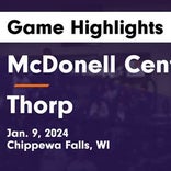 McDonell Central piles up the points against Cadott