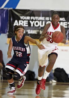 Gabby Green (right) is one of
the top freshman in Northern
California.