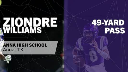 Football Recap: Ziondre Williams Leads Anna to Victory over Gunter