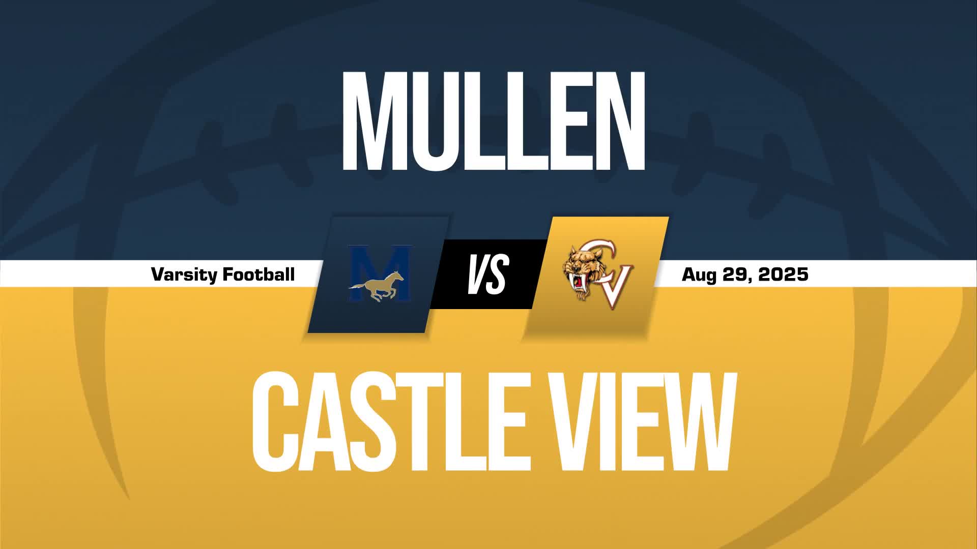 Football Game Preview: Mullen Mustangs vs. Vista PEAK Prep Bison