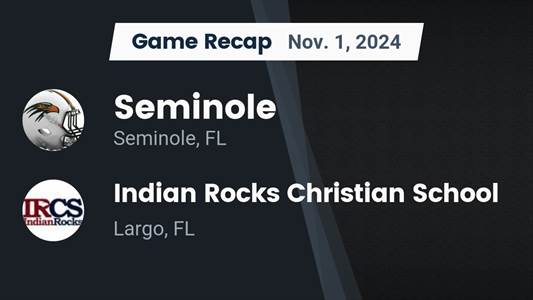 Football Recap: Seminole Piles Up the Points Against Indian Rock