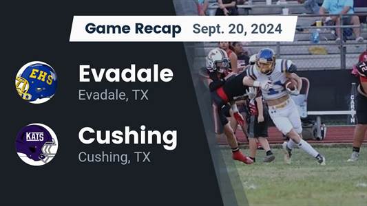 Football Recap: Cushing Has No Trouble Against Evadale