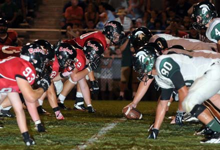Maryville and Webb during the opening game of the season.