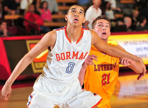 Chase Jeter, a 6-foot-7 sophomore, is part of a promising youth movement at Bishop Gorman.