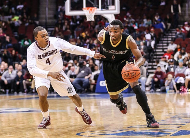 Josh Brown and St. Anthony saw their 83-game win streak come to and end Friday night against St. Benedict's Prep.