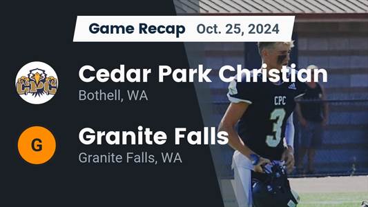 Football Recap: Granite Falls Skates Past Cedar Park Christian w