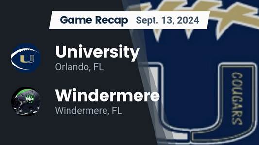 Football Recap: Windermere Piles Up the Points Against East Rive