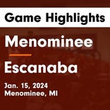 Menominee's loss ends three-game winning streak on the road