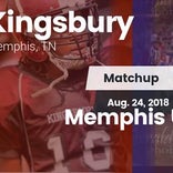 Football Game Recap: Kingsbury vs. Memphis University